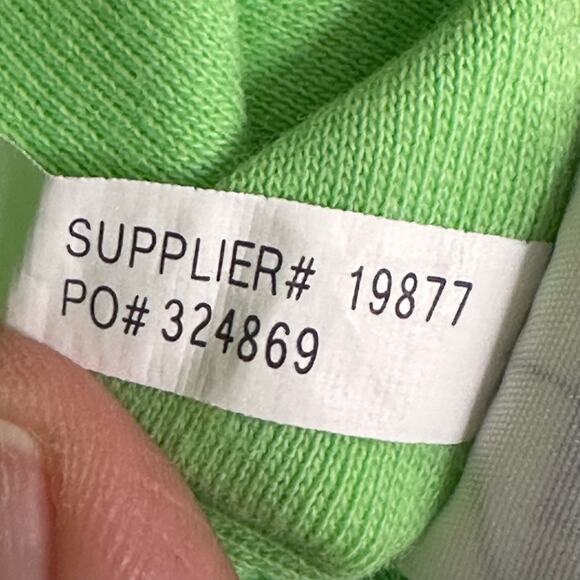 Key Lime Green Y2K Polo Ralph Lauren Kanye Size XL XXL 90s Big Tall 100% cotton - Picture 6 of 14